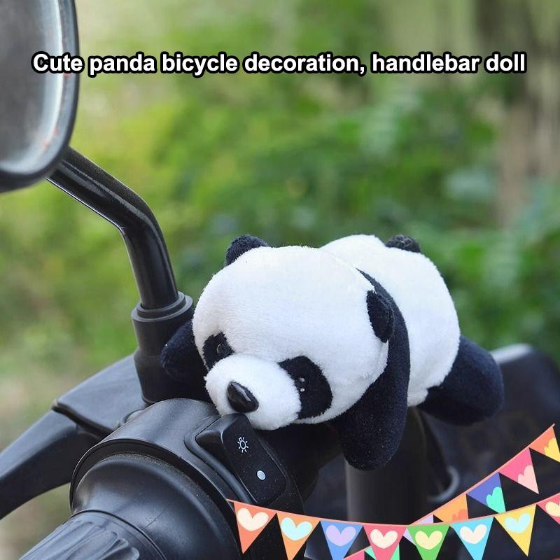 Mountain Biking Cartoon - Zawieszka Panda Cartoon do roweru, unikalny