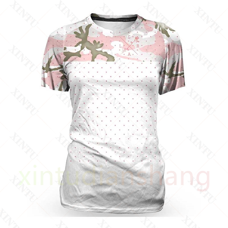 Mountain Biking Jersey - Damska koszulka techniczna Motocross luźna koszulka