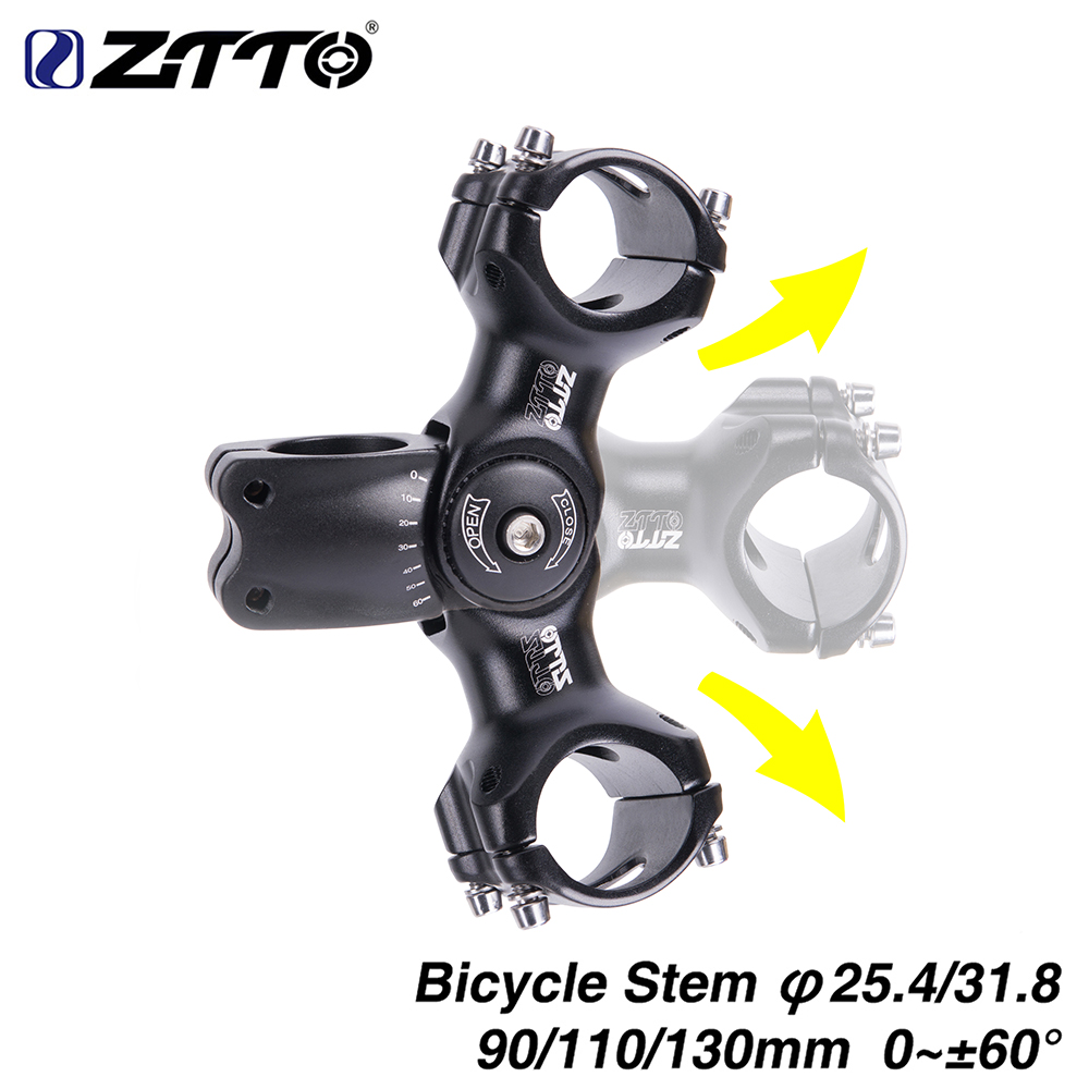 Mountain Biking Xc - ZTTO Regulowany mostek rowerowy 31,8 mm