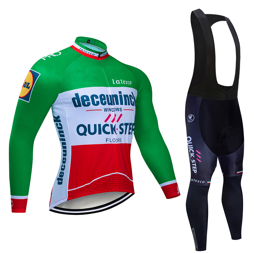 Mountain Biking Jerseys Men - Zestaw koszulek rowerowych Quick Step z