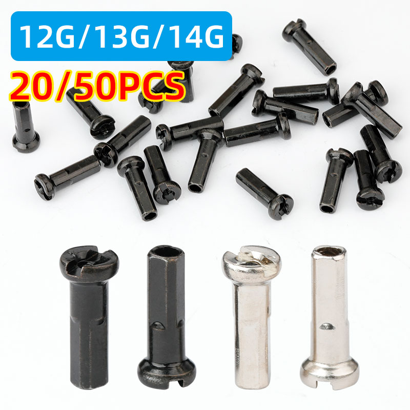 Spoke Nipple Brass - 20/50 SZT. Miedziane Niple 14G 13G