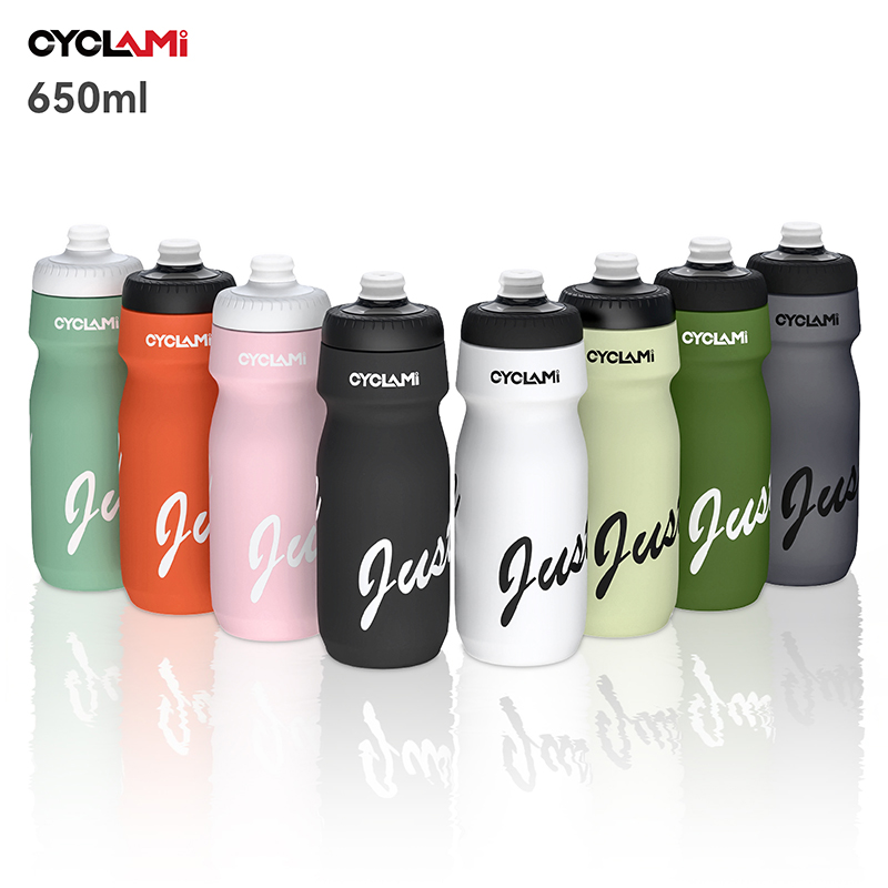 Mountain Biking Water Bottle - Bidon rowerowy CYCLAMI 650ml z tworzywa