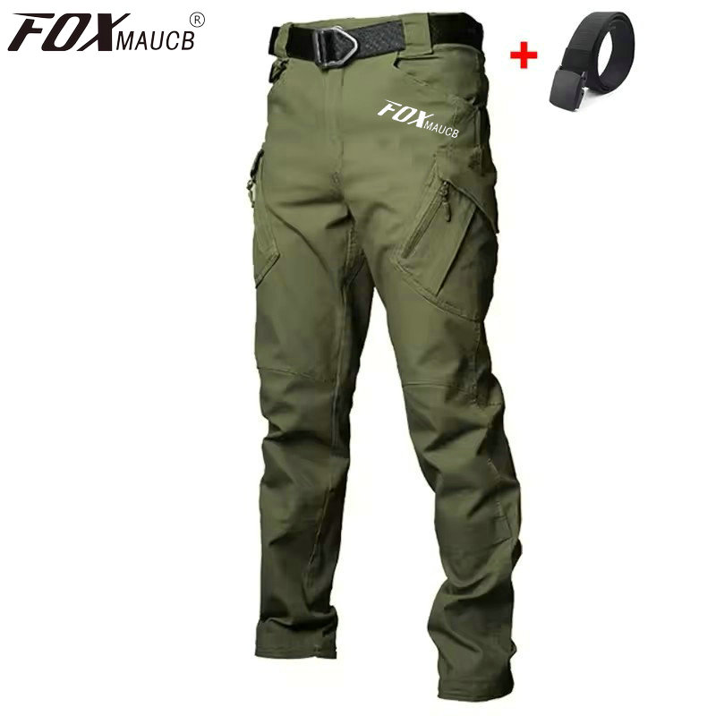 Mountain Biking Overalls - Męskie długie spodnie rowerowe FOXMAUCB, spodnie
