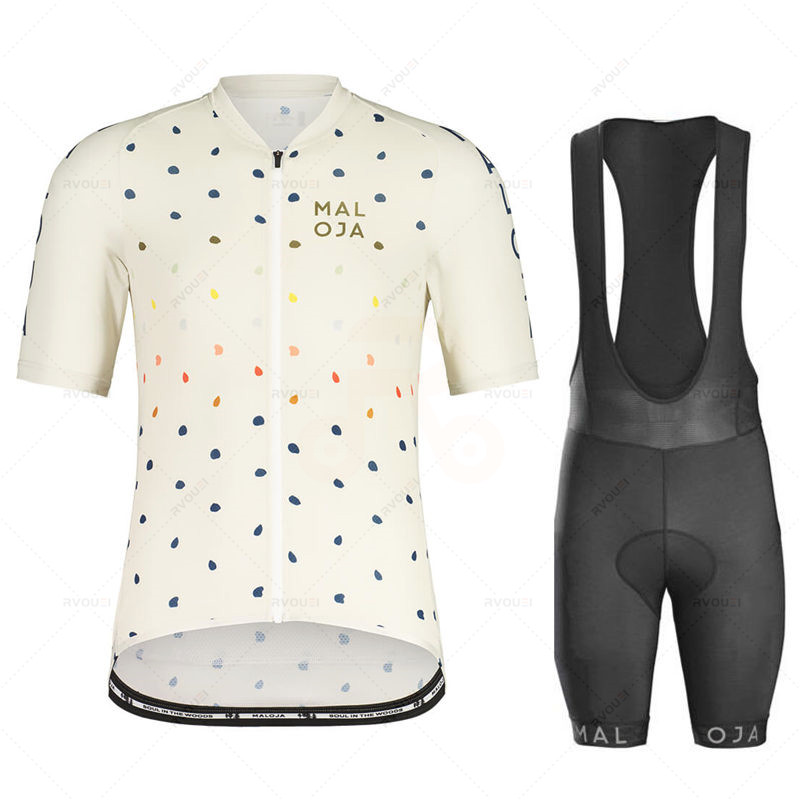 Mountain Biking Jerseys Men - Zestaw ubrań rowerowych Maloja, spodenki na