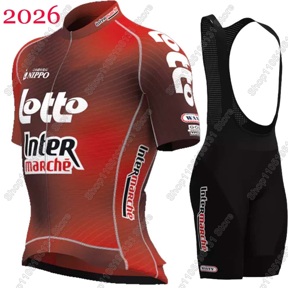 Mountain Biking Jerseys Men - Zestaw kolarski Lotto Cycling 2026 męski