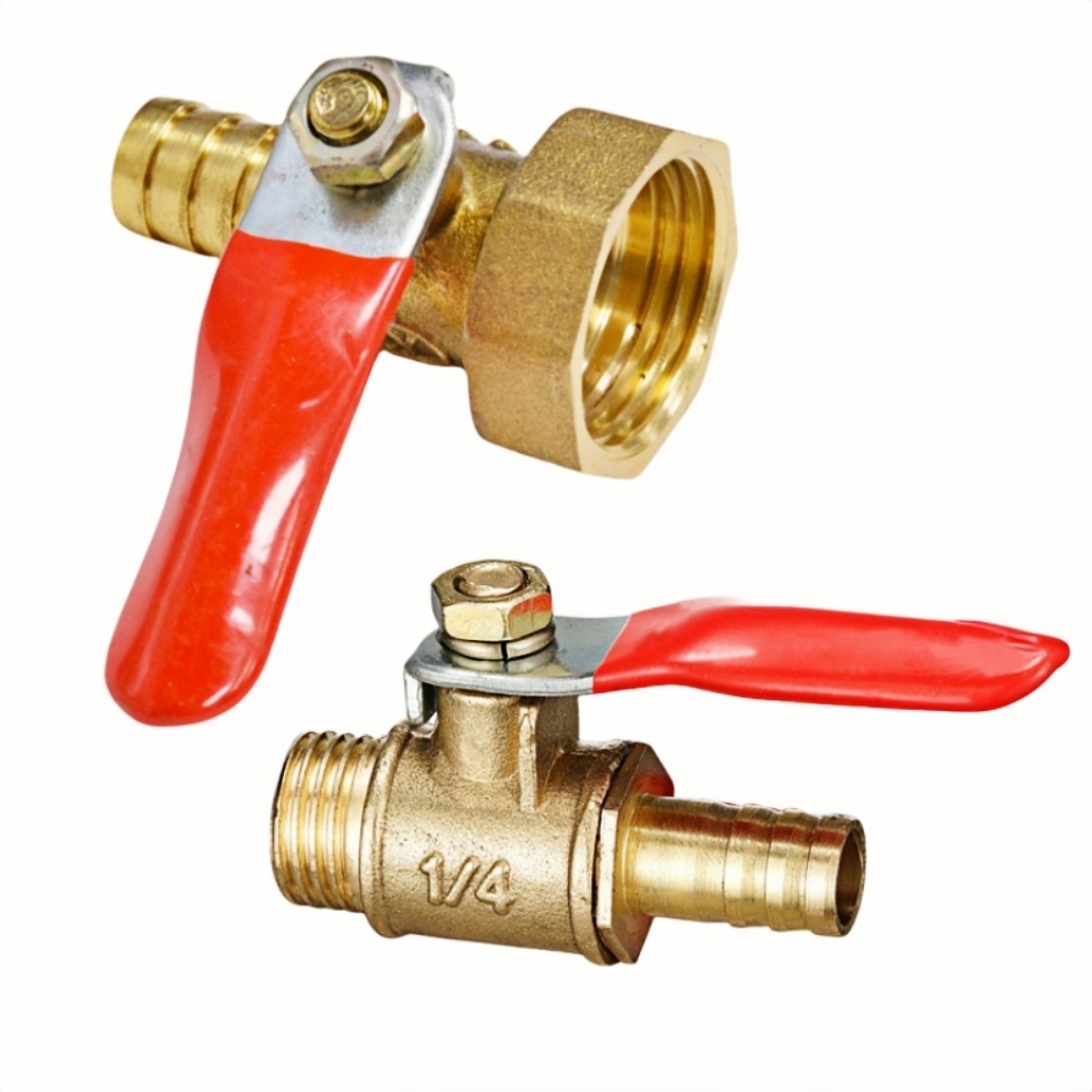 Spoke Nipple Brass - Złączka zaworu kulowego z kolcem z