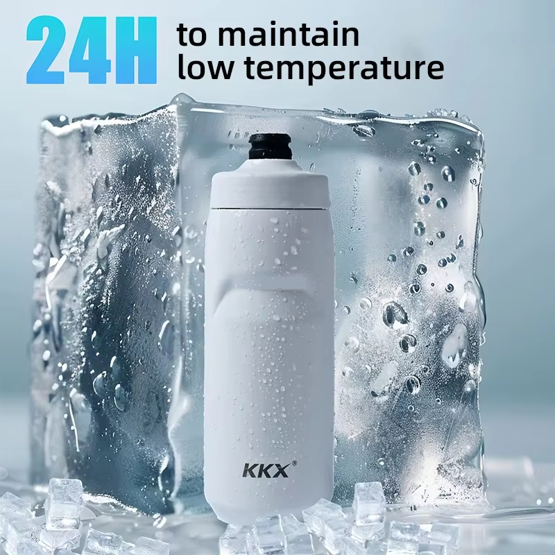 Mountain Biking Water Bottle - KKX 6-warstwowa ciepła izolowana butelka na
