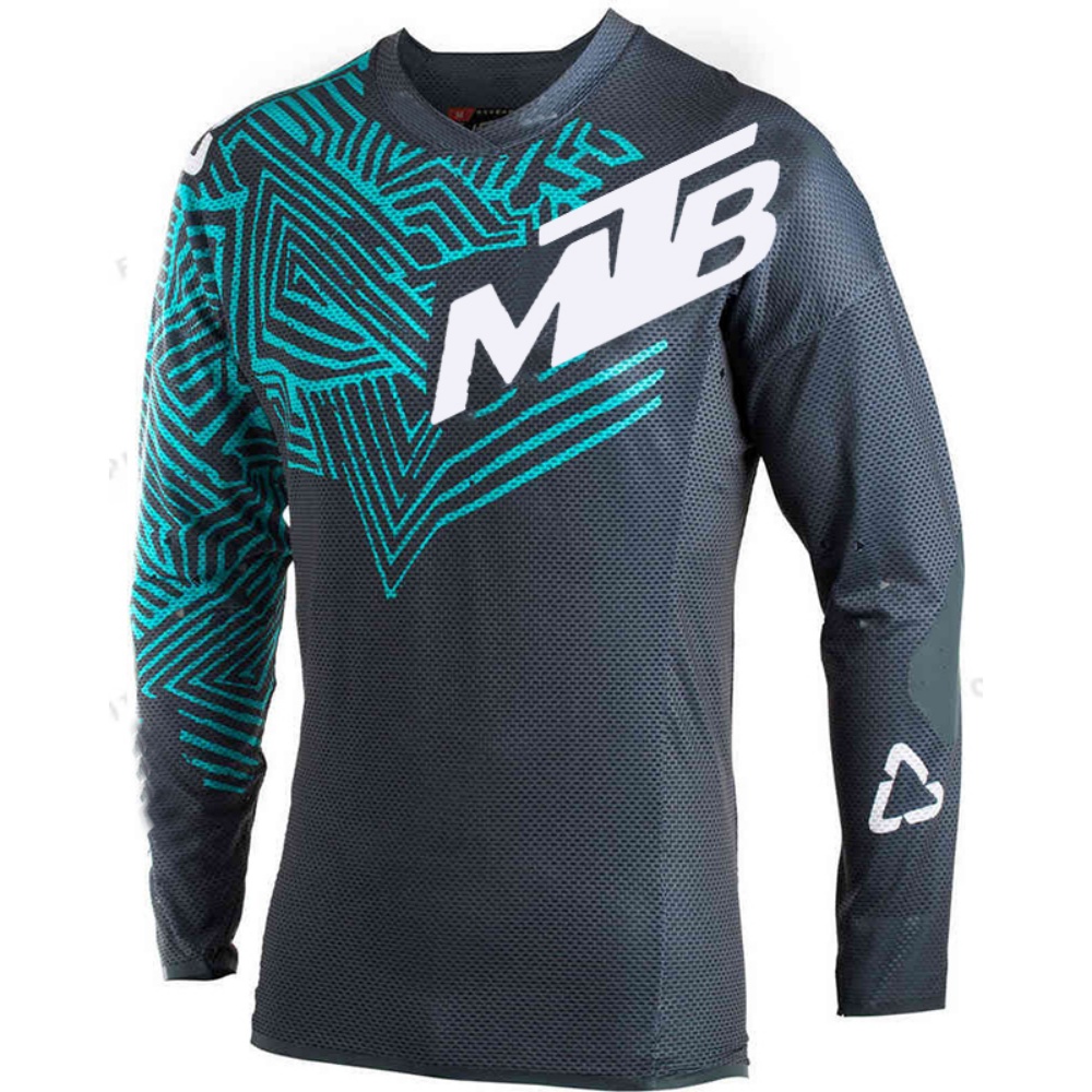 Mountain Biking Jersey - Koszulka rowerowa z długim rękawem, oddychająca,