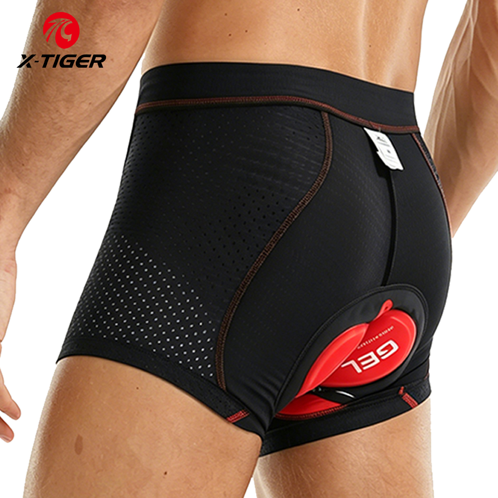 Mountain Biking Underwear - X-Tiger bielizna rowerowa Pro 5D podkładka
