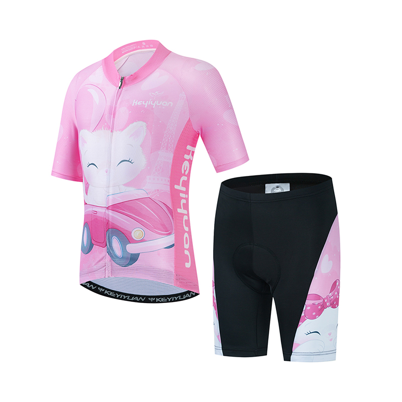 Mountain Biking Jersey - KEYIYUAN dziecięca koszulka kolarska szosowa zestaw