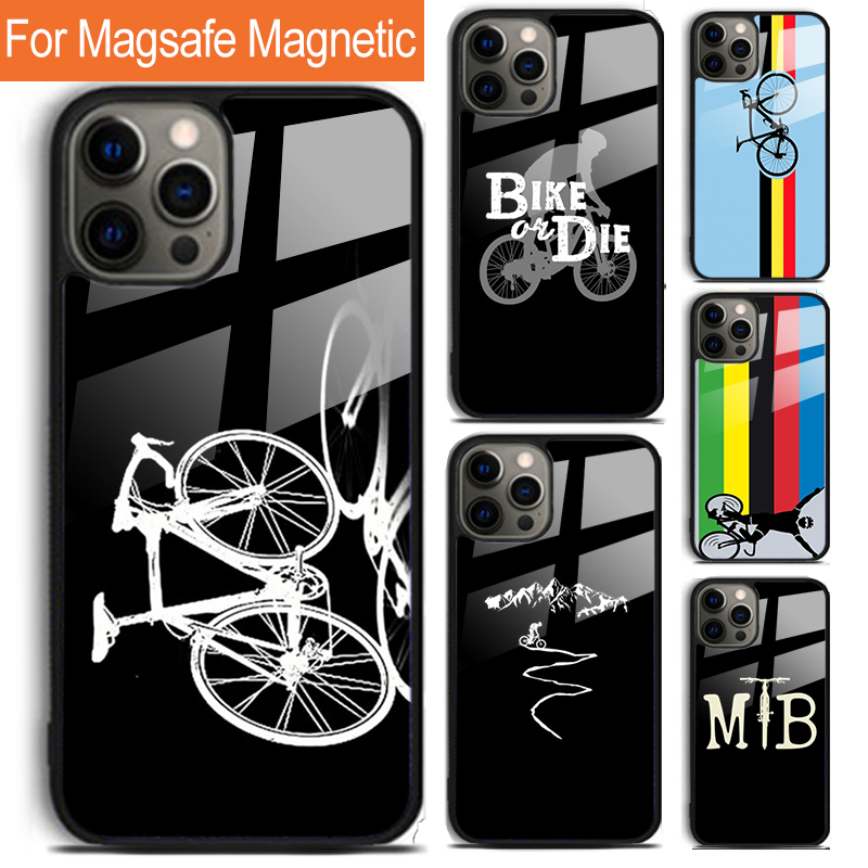 Mountain Biking Cartoon - Etui na telefon z motywem roweru
