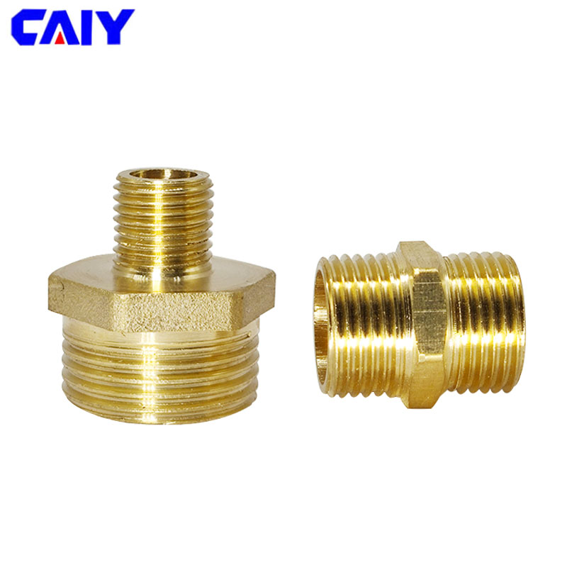 Spoke Nipple Brass - Rura mosiężna Złączka sześciokątna 1/8