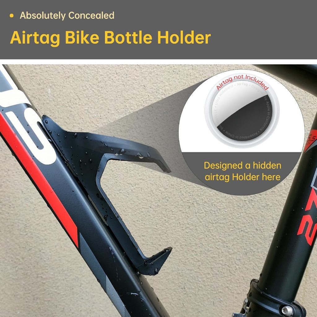 Uchwyt rowerowy AirTag ukryty  – Mountain Biking Water Bottle recenzja i cena