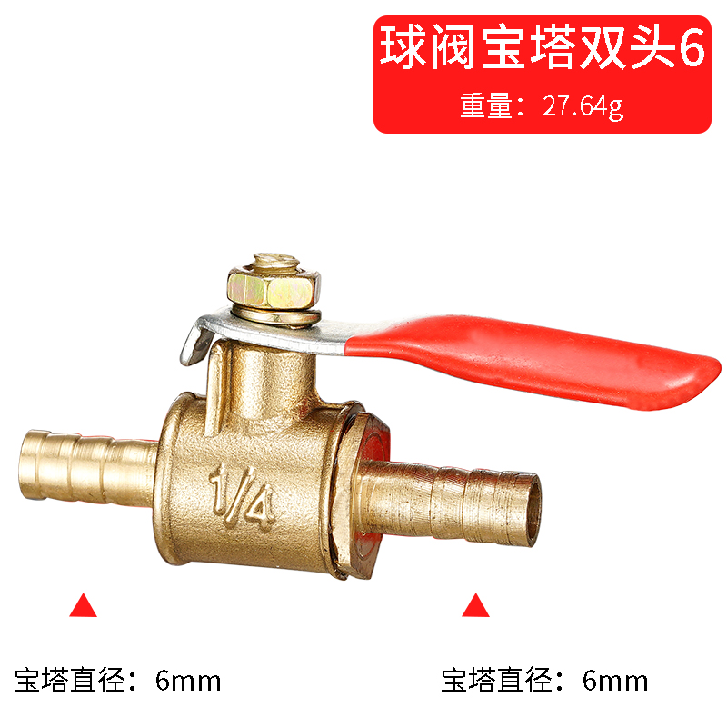 Czerwona rączka mały zawór 6mm – Spoke Nipple Brass recenzja i cena