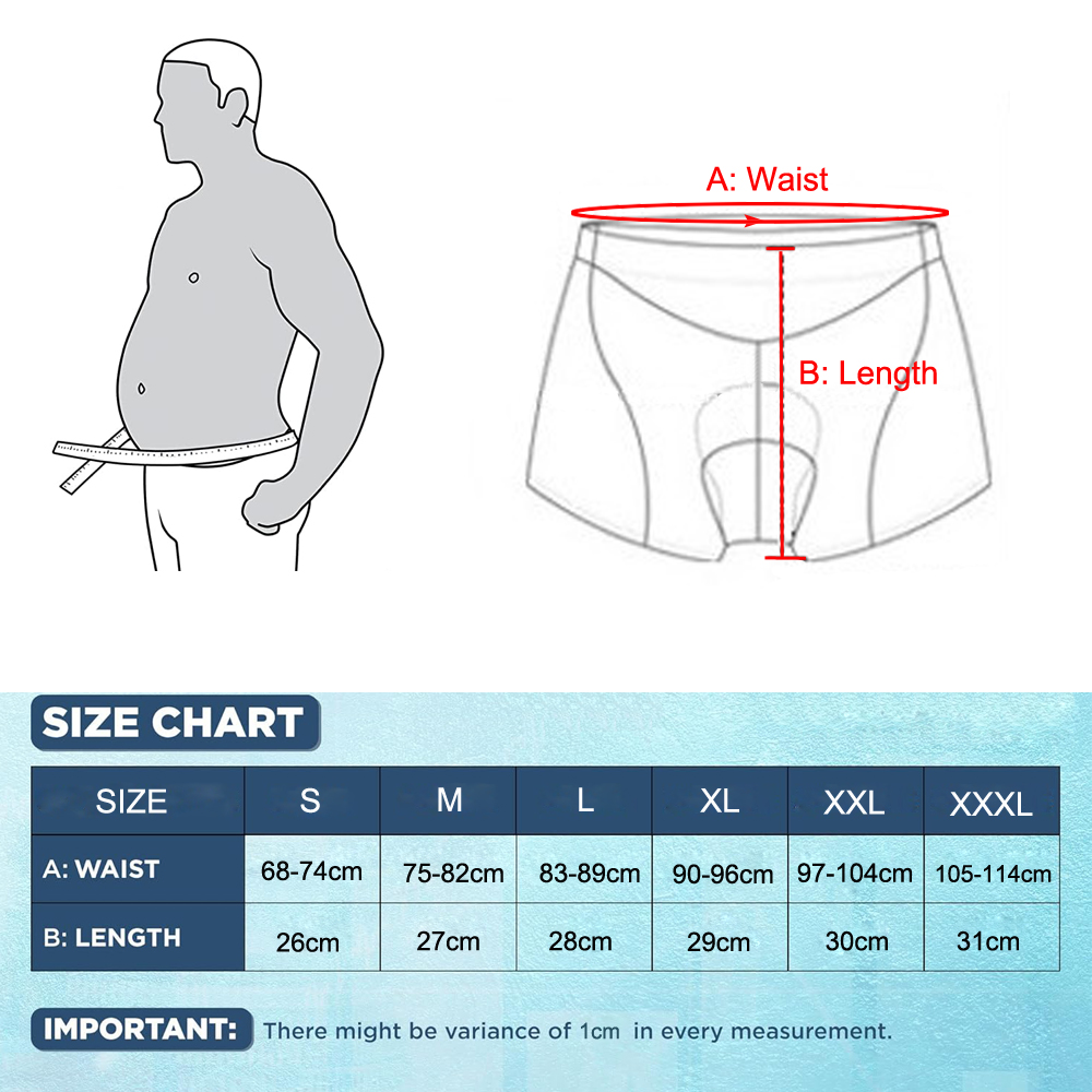 1 szt. Męska bielizna rowerowa – Mountain Biking Underwear recenzja i cena