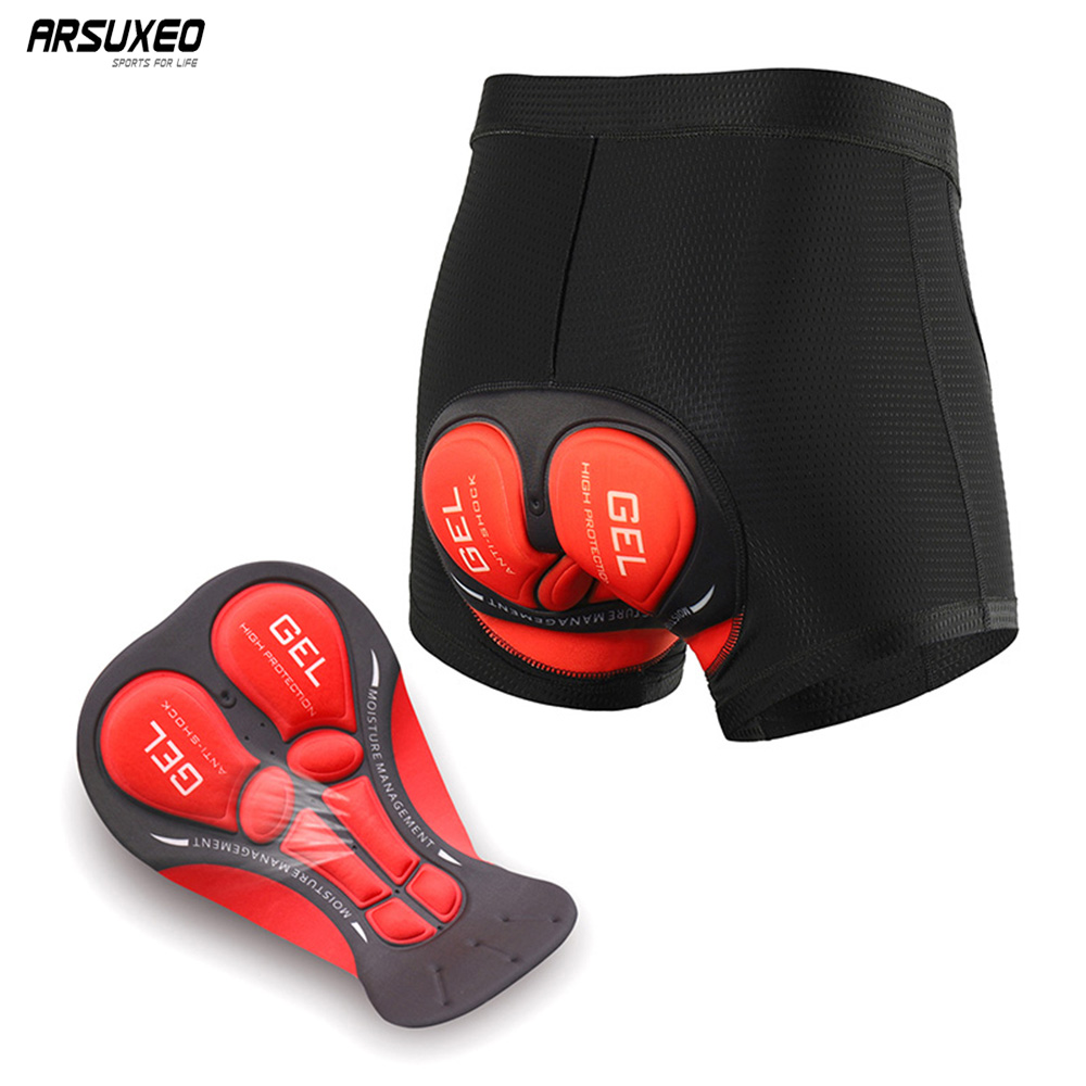 ARSUXEO męskie spodenki rowero – Mountain Biking Underwear recenzja i cena